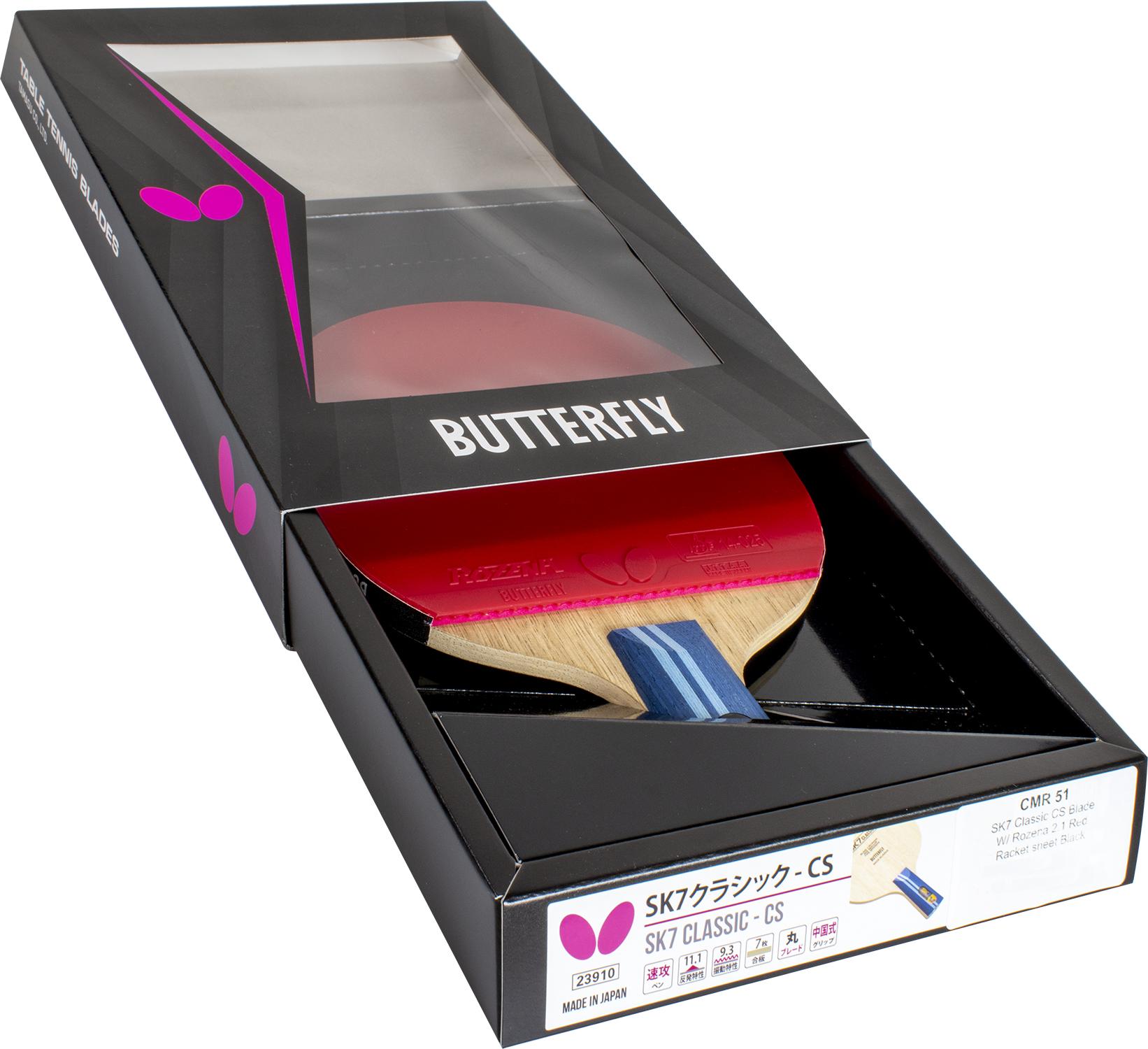 SK7 Classic-CS Pro-Line Racket | Butterfly Table Tennis